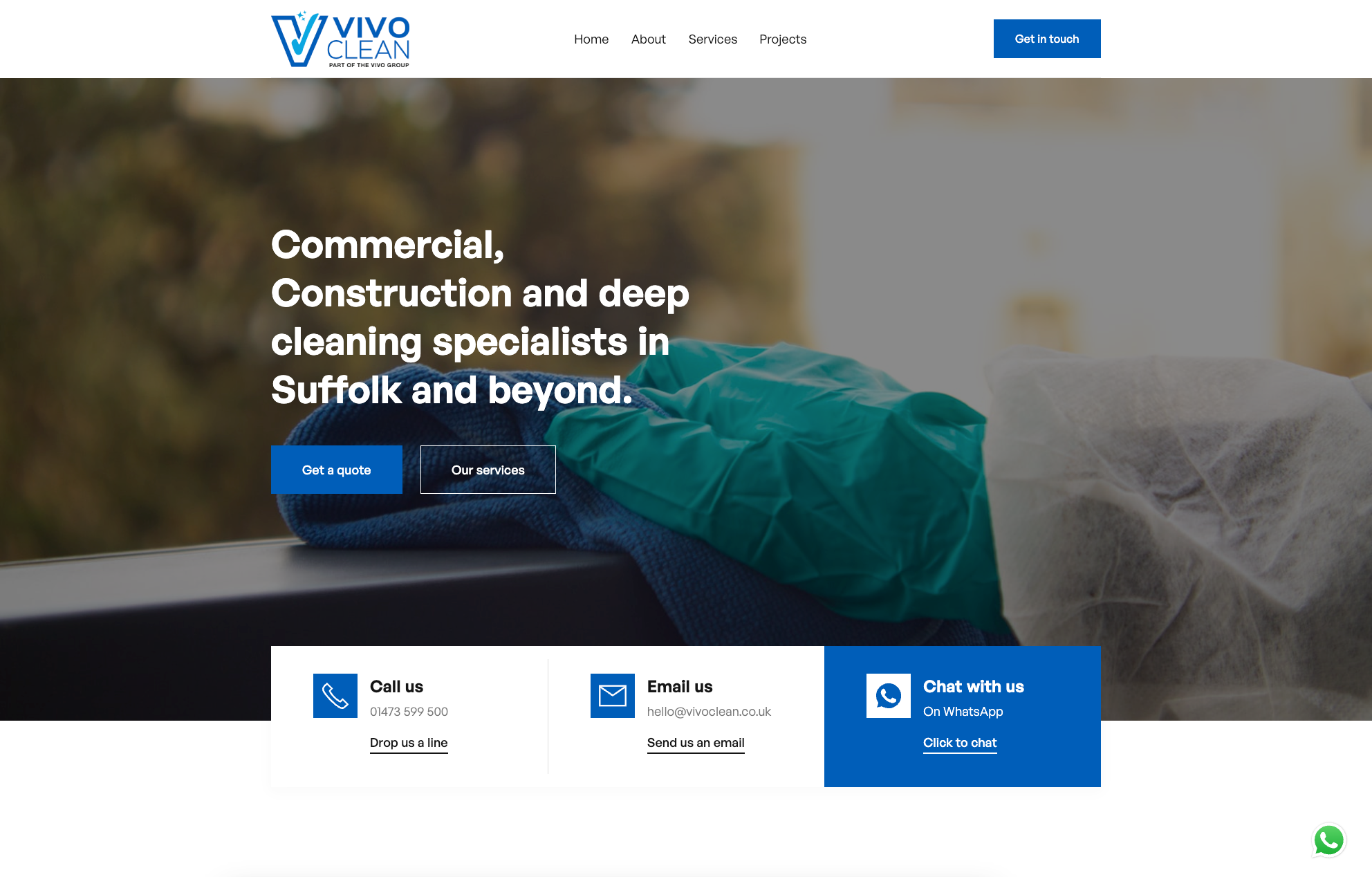 Vivo Clean - Webflow Build